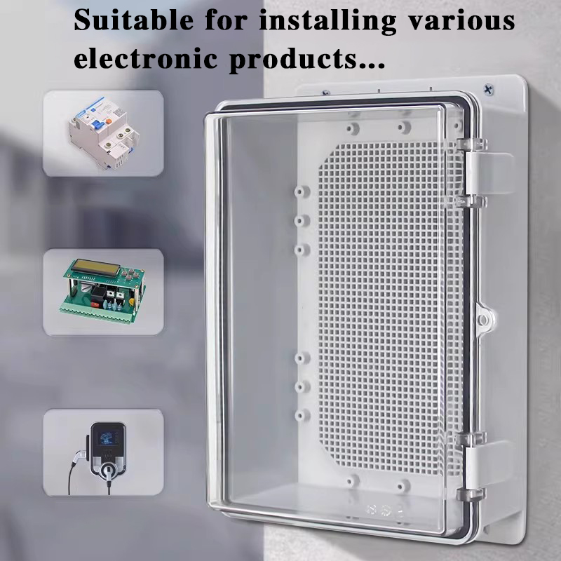 IP66 Waterproof Grey/Transpare - Outdoor Power Box Cover บทวิจารณ์และราคา