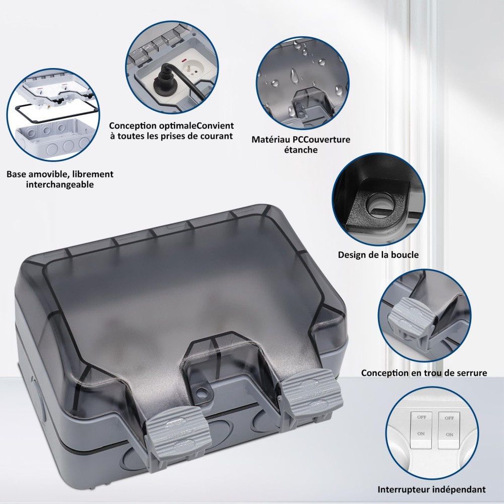 EIOMR France IP66 Weatherproof - Outdoor Usb Power Adapter บทวิจารณ์และราคา
