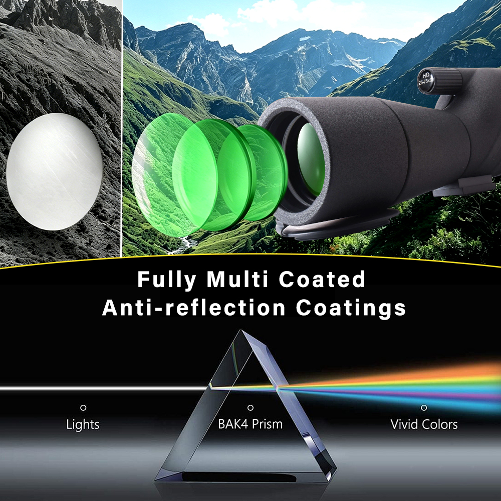 25-75x60 Zoom Spotting Scope C - Outdoor Power Point บทวิจารณ์และราคา
