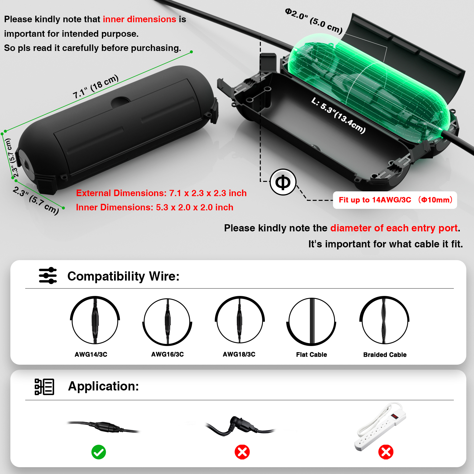 Flemoon 9PCS Outdoor Extension - Outdoor Power Plug In บทวิจารณ์และราคา