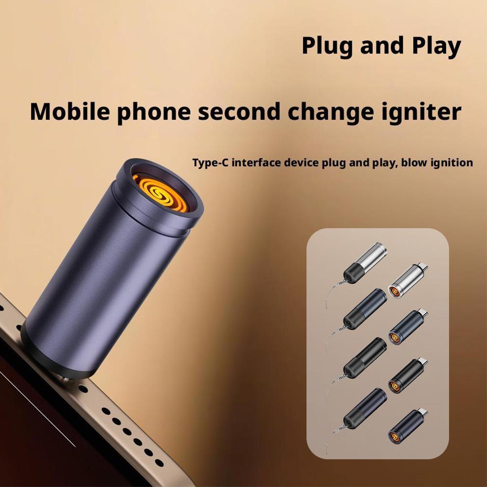 Type C Mini Lighter Blow-to-Ig - Outdoor Usb Power Adapter บทวิจารณ์และราคา