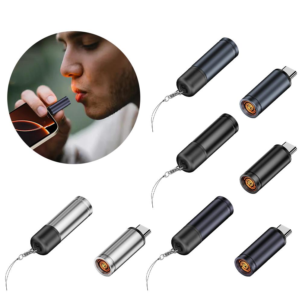 Type C Mini Lighter Blow-to-Ig - Outdoor Usb Power Adapter บทวิจารณ์และราคา