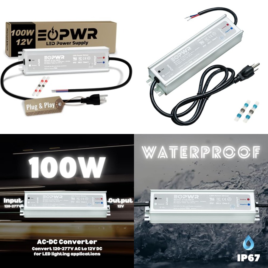 LED Driver Waterproof IP67 Pow - Outdoor Power Plug In บทวิจารณ์และราคา