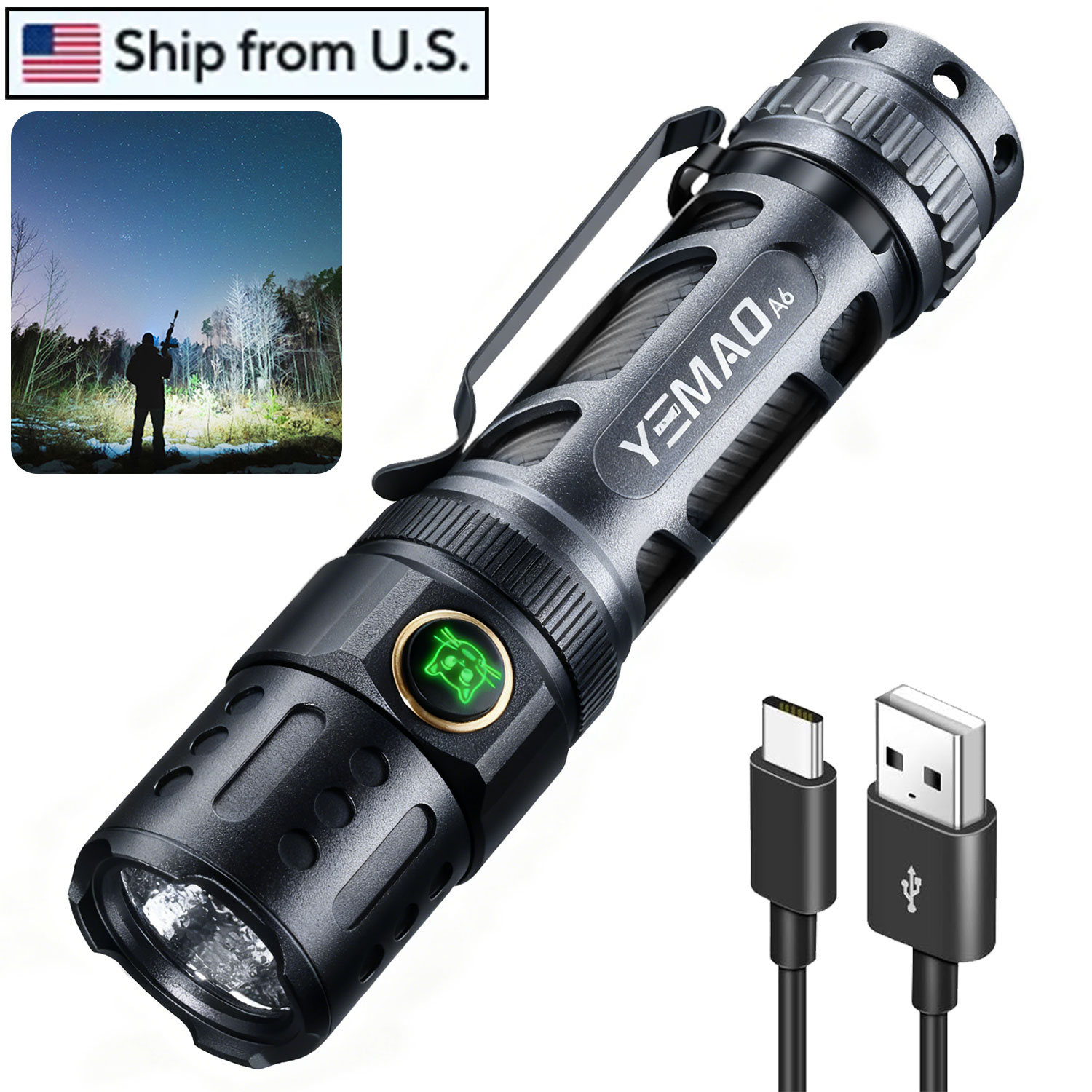 2200Lm Powerful LED Flashlight - Outdoor Power Group บทวิจารณ์และราคา