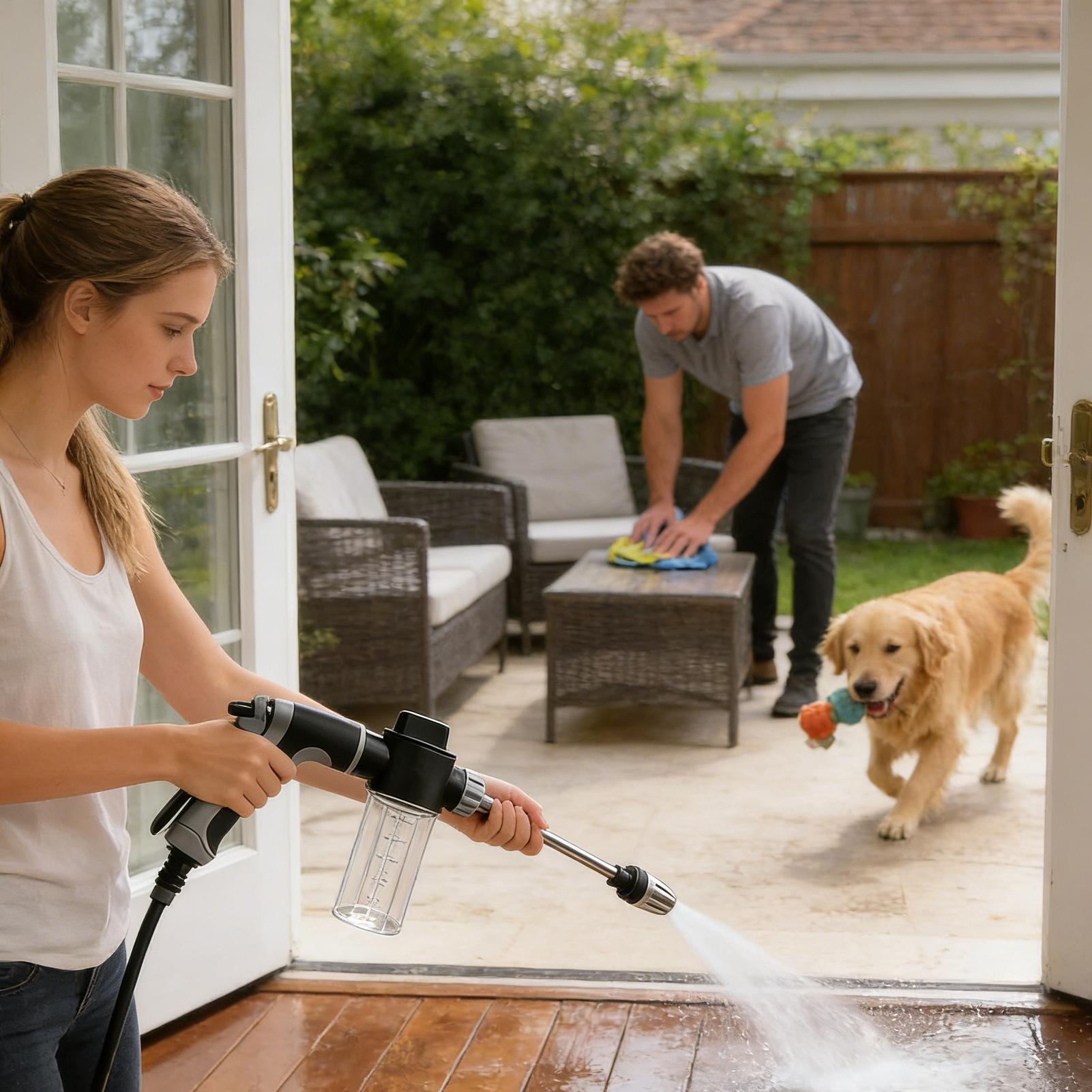 Professional Garden Water Spra - Outdoor Power Washer บทวิจารณ์และราคา