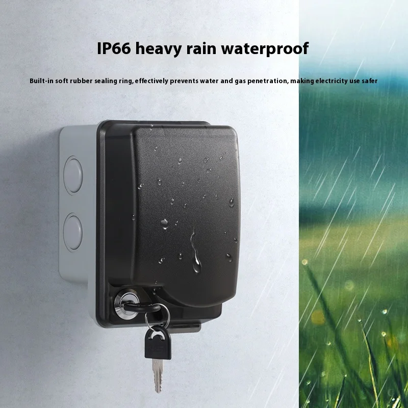 Outdoor Waterproof Socket Open - Outdoor Power Box Cover บทวิจารณ์และราคา