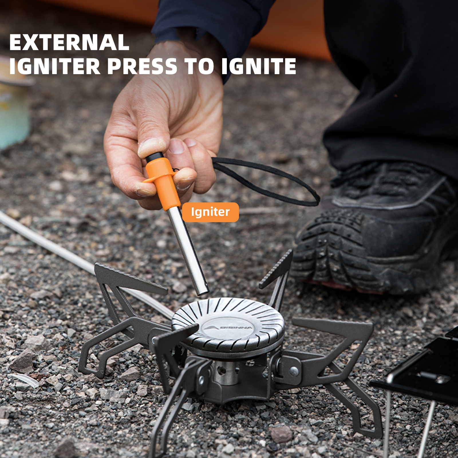BISINNA Camping Stove 4000W Hi - Outdoor Power 'Hose' บทวิจารณ์และราคา