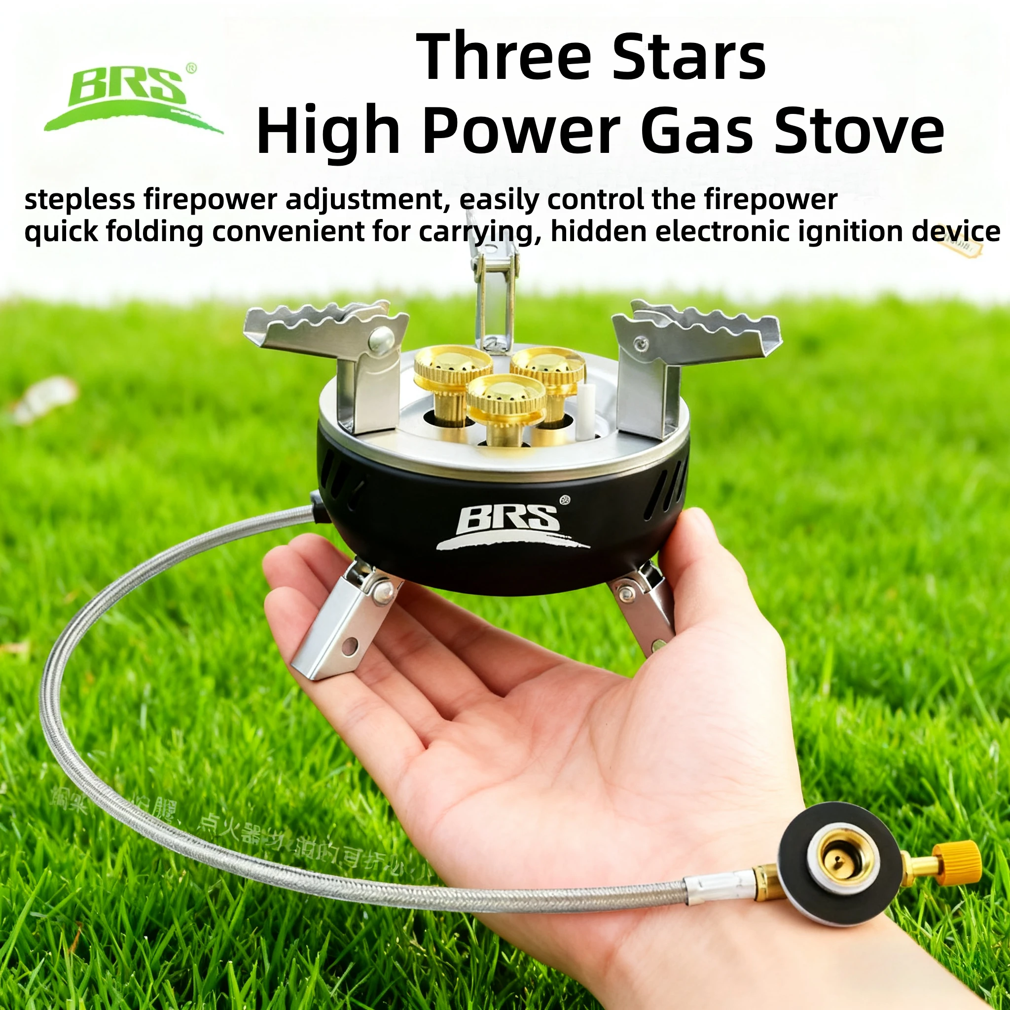 BRS 203-Core Camping Gas Stove - Outdoor Power 'Hose' บทวิจารณ์และราคา