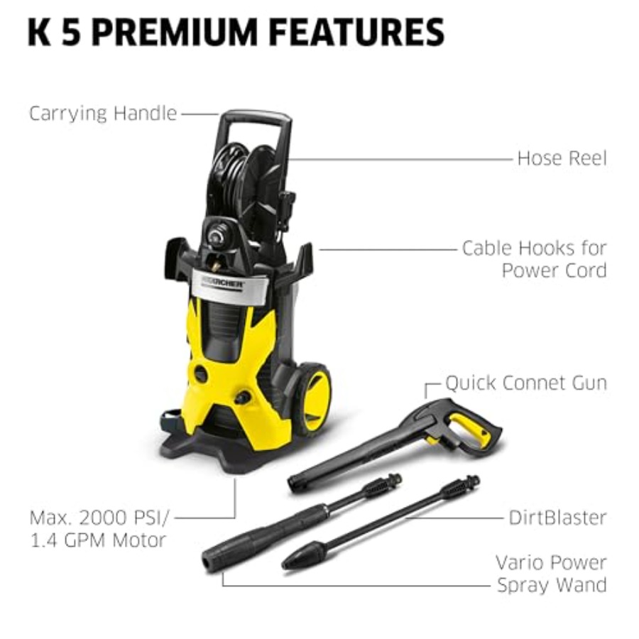 K5 Premium pressure washer for - Outdoor Power 'Hose' บทวิจารณ์และราคา