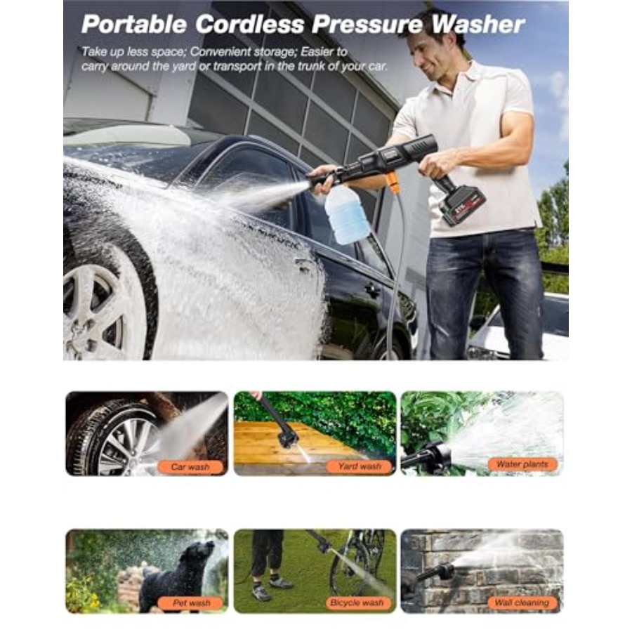Home portable handheld car was - Outdoor Power Washer บทวิจารณ์และราคา