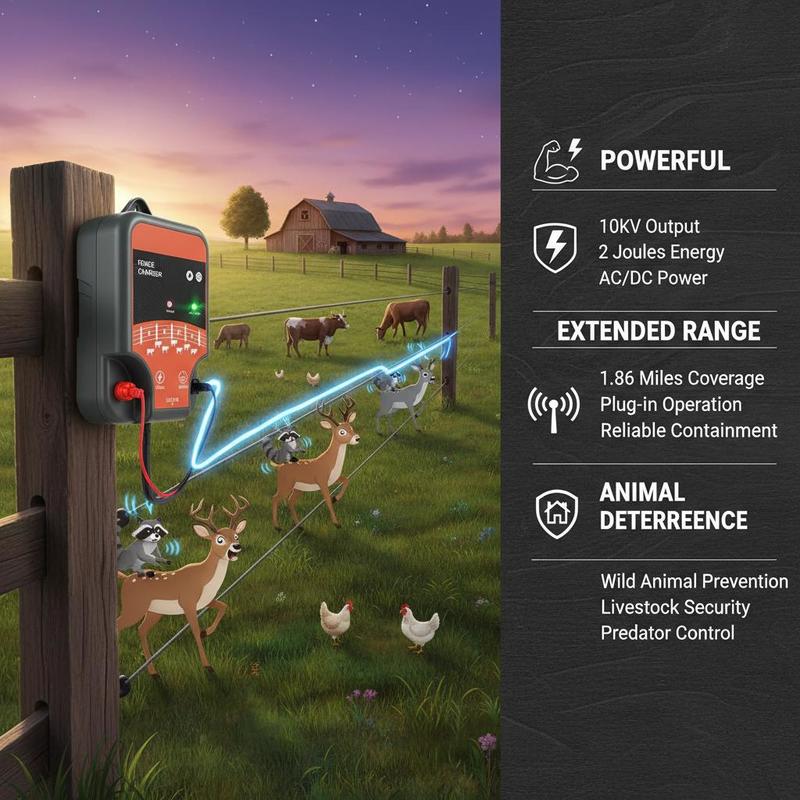 Livestock Energizer 10kV 2J Fo - Outdoor Power Plug In บทวิจารณ์และราคา