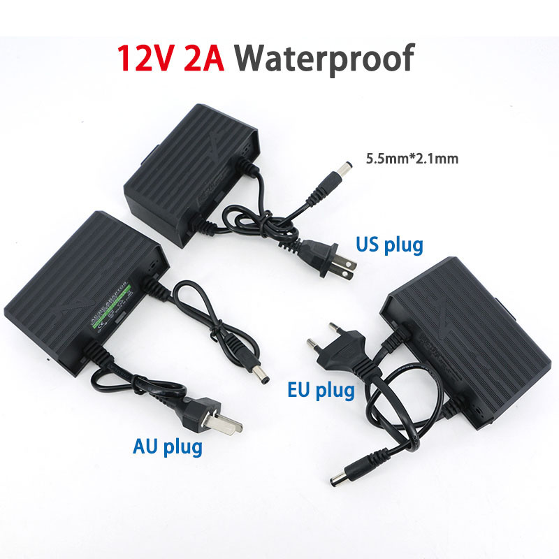 Waterproof AC 100V 240V to DC  - Outdoor Power Plug In บทวิจารณ์และราคา